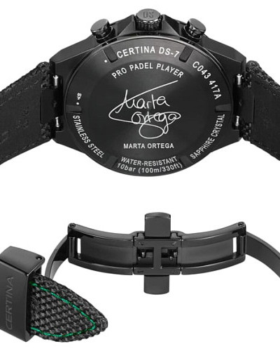 Certina DS-7 Chronograph Padel Edition by Marta Ortega C043.417.38.201.10