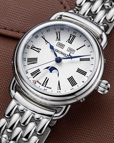 Aerowatch 1942 Moon Phase Automatic 75970 AA01 M